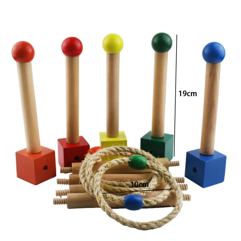 

Montessori materials Hitch Up Exercise sensorial montessori educational wooden toys for 3 year olds learning preschool No46w