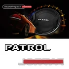 4 шт. 3D алюминиевый динамик стерео динамик значок эмблема наклейка для Nissan Patrol Y60 Y61 Y62 аксессуары для стайлинга автомобилей