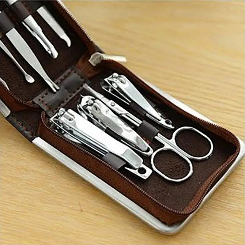 Набор для маникюра hobbyлейн из нержавеющей стали 9 шт. машинка стрижки ногтей уход