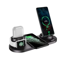 multi function 3 in 1 wireless charger for apple watch earphone holder mobile phone wireless fast charging