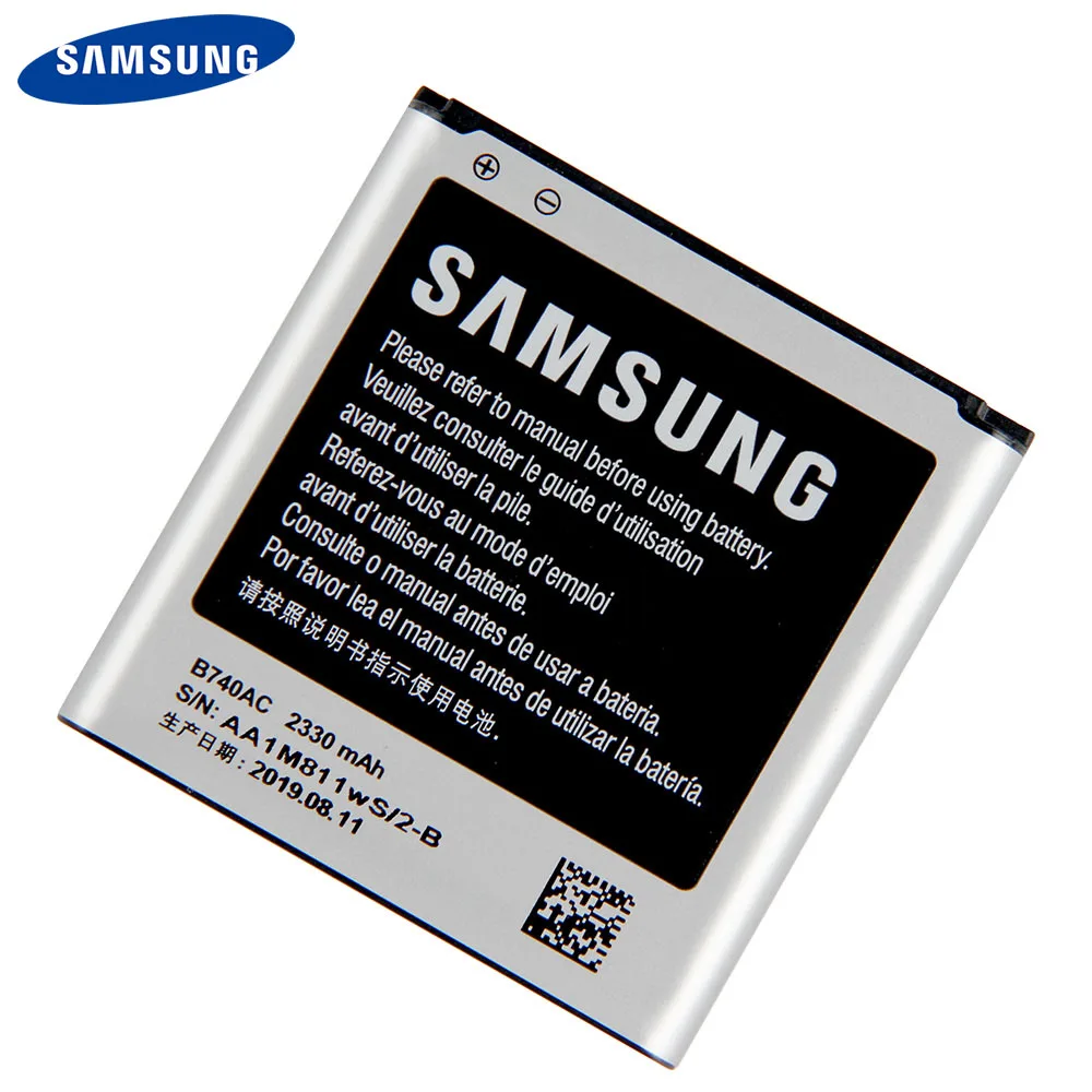 Оригинальный аккумулятор Samsung B740AE B740AC для Galaxy S4 Zoom C101 C1010 C105 C105K C105A подлинный