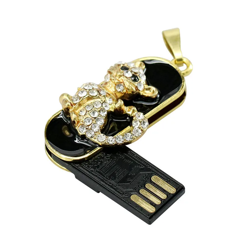 USB флеш-накопитель с животными, котами, тигром, 4 ГБ, 8 ГБ, 16 ГБ, 32 ГБ, 64 ГБ, USB2.0, флеш-накопитель в форме дельфина, кристалл, Лев, лиса, флешка, карта памяти