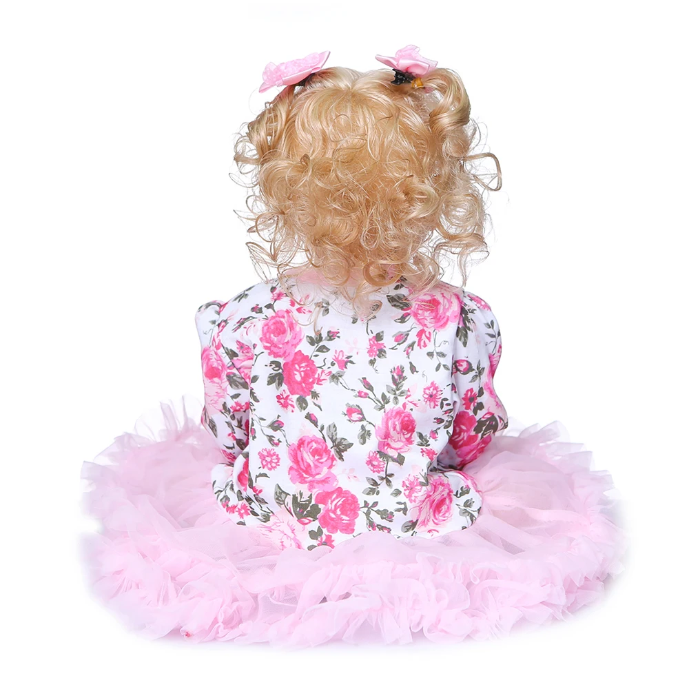 Реалистичная силиконовая кукла-младенец 55 см | Игрушки и хобби