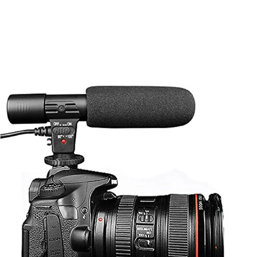Стерео микрофон для видеокамеры DSLR камеры Nikon Canon Sony Samsung камера|Корпусы камер ОСВ|