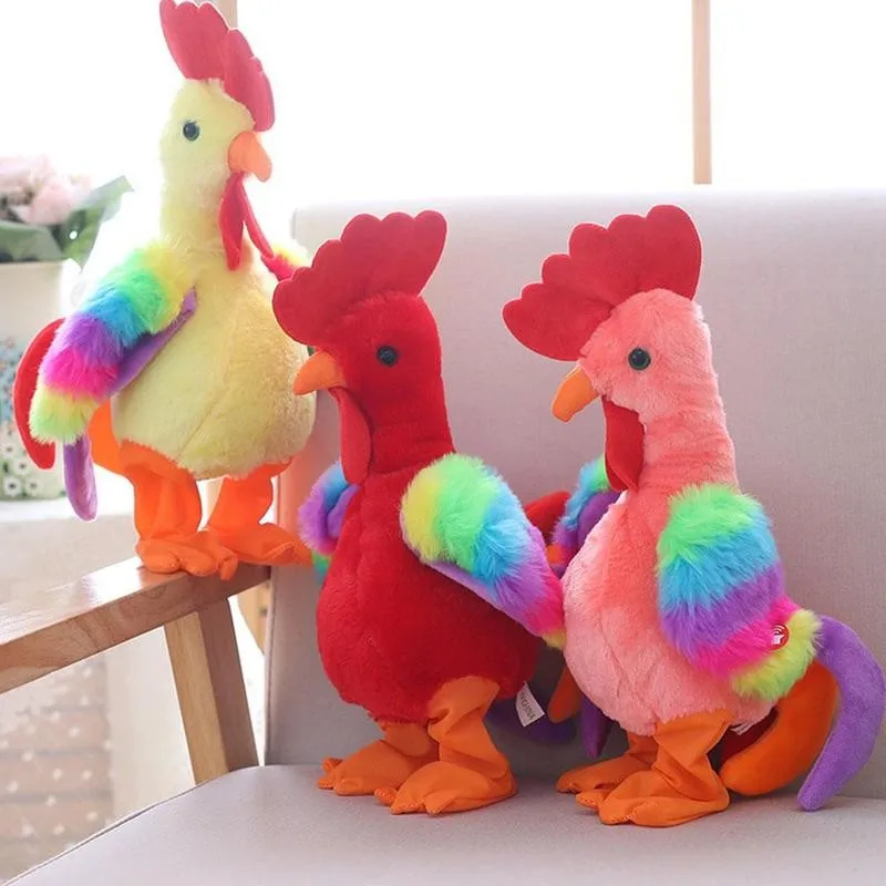 

Electric Toys Repeating Chicken Douyin Creative Voice Screaming Chicken Electric Funny Chicken Plush Toys Children's Gift