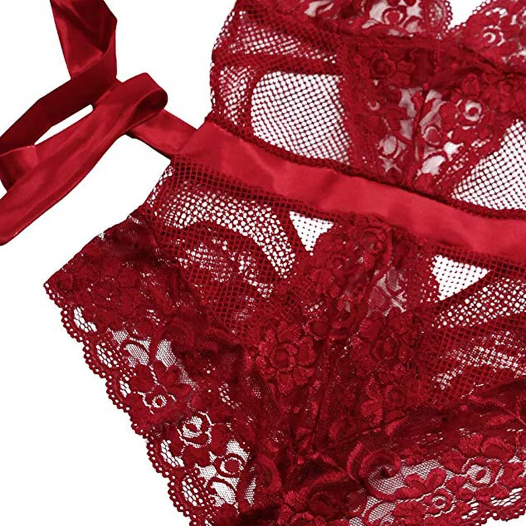 Женское атласное нижнее белье с V-образным вырезом | Тематическая одежда и