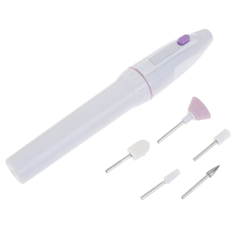 

5 in1 Electric Mini Nail Machine Art Drill Carve Grinder Professional Polisher Set Portable Nail Tools