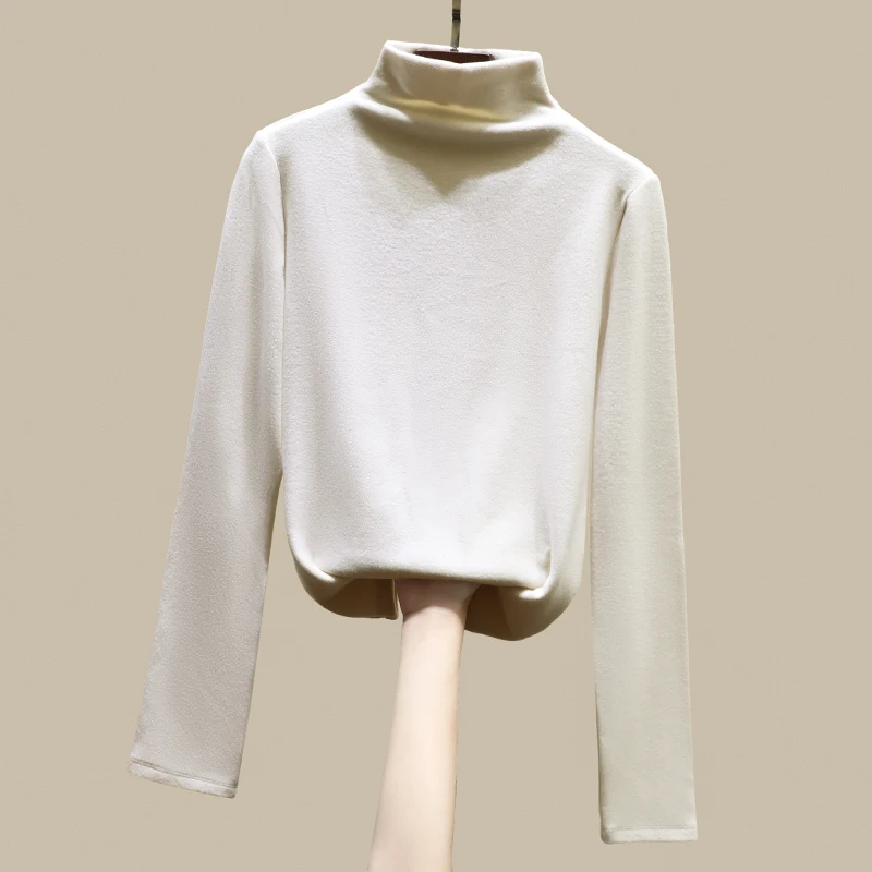 

Sweater Woman new autumn and winter long sleeves with a slim bottom blouse half turtleneck sweater SBK178-SBK185