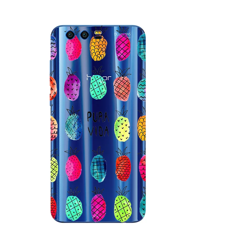 For Huawei Honor 9 honor9 5.15 inch Case Soft Silicon TPU back Cover honor Phone Cases coque bumper |