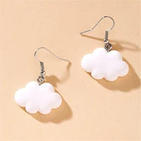 2021 jewelry gifts women new creative personality cartoon cute cloud earrings