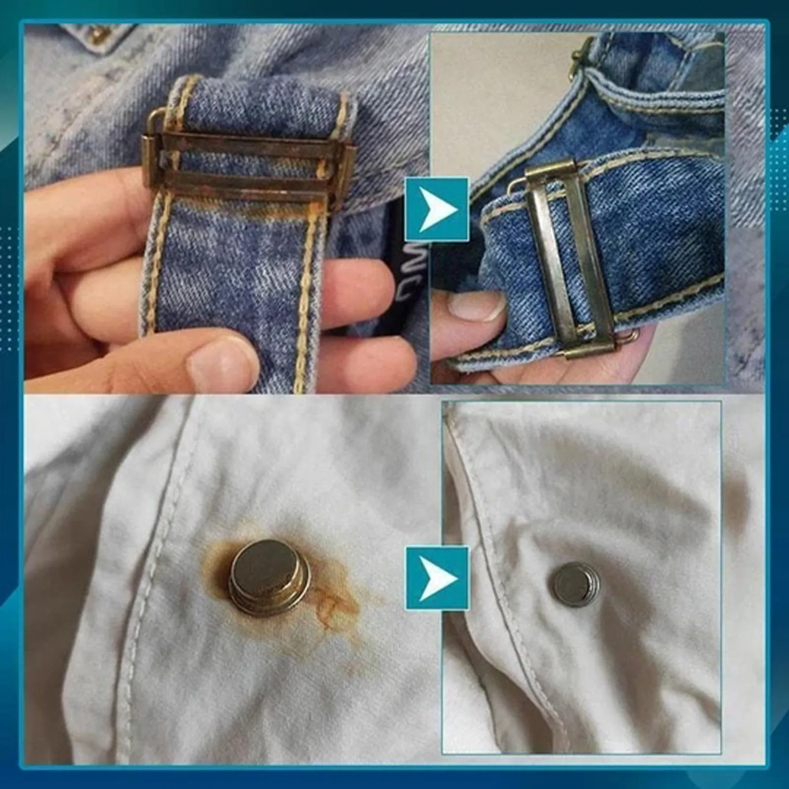 50 мл многофункциональное средство для удаления ржавчины автомобильной одежды