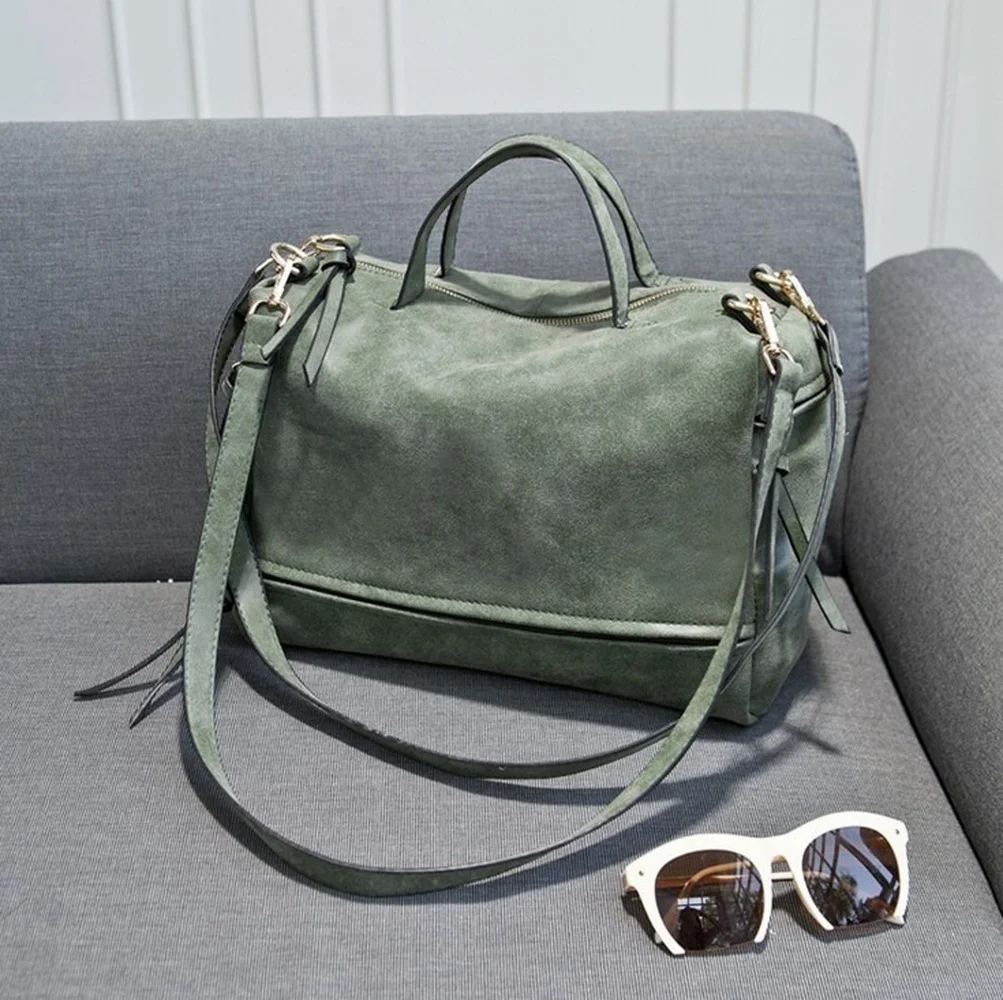 

Bags for Women 2021 New Girls Shoulder Bag PU Leather Fashion Frosted Leather Motorcycle Crossbody Handbag Women Bag