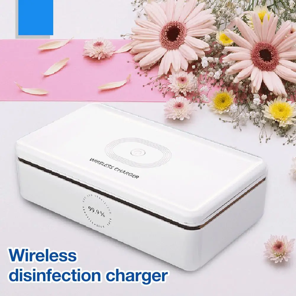 Портативный дезинфицирующий прибор для смартфонов с УФ-подсветкой стерилизатор