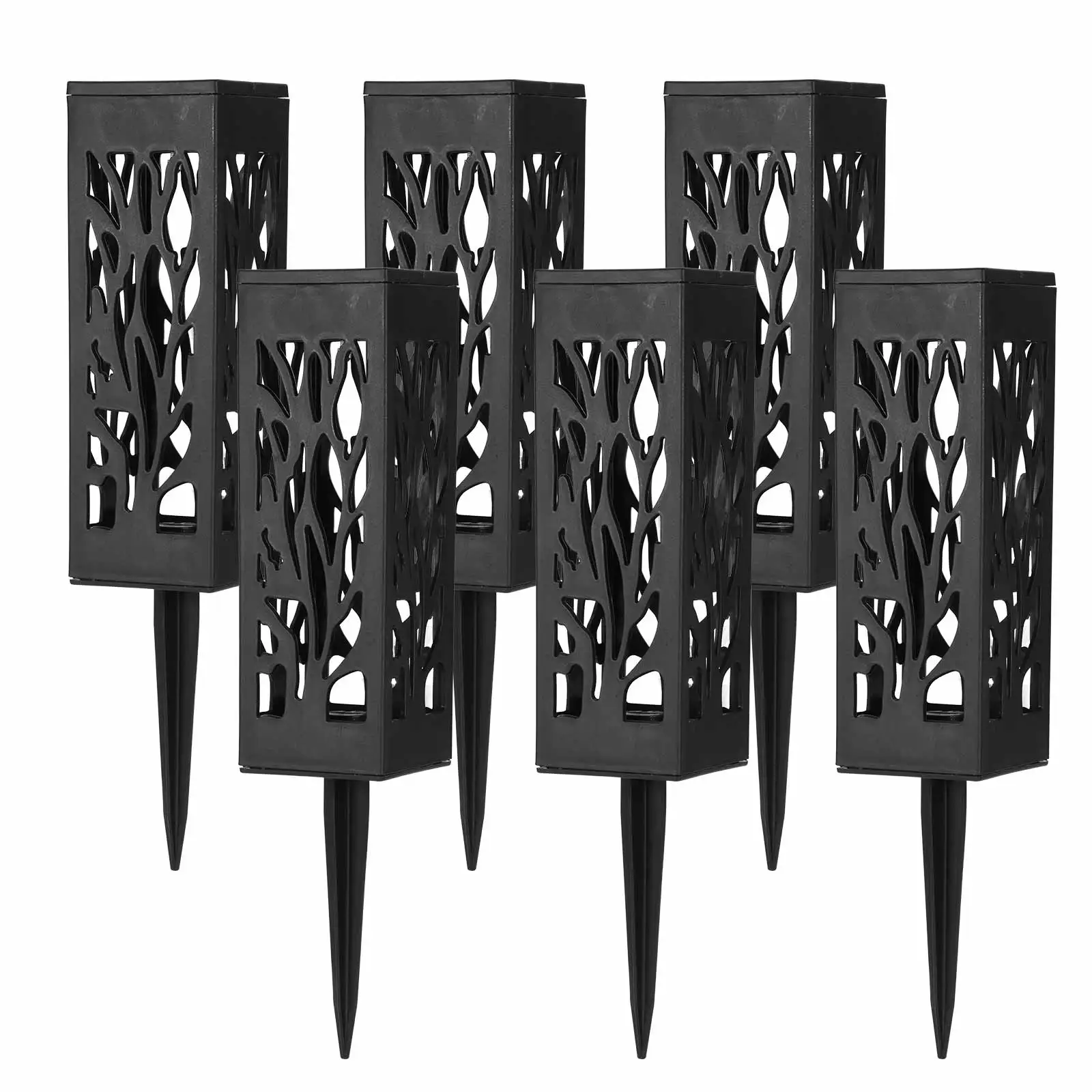 

Stake Solar Lamp LED Stake Decora Solar Lamp White Light Solar Garden Light Hollow Lampshade Outdoor Lantern Sensing Lighting