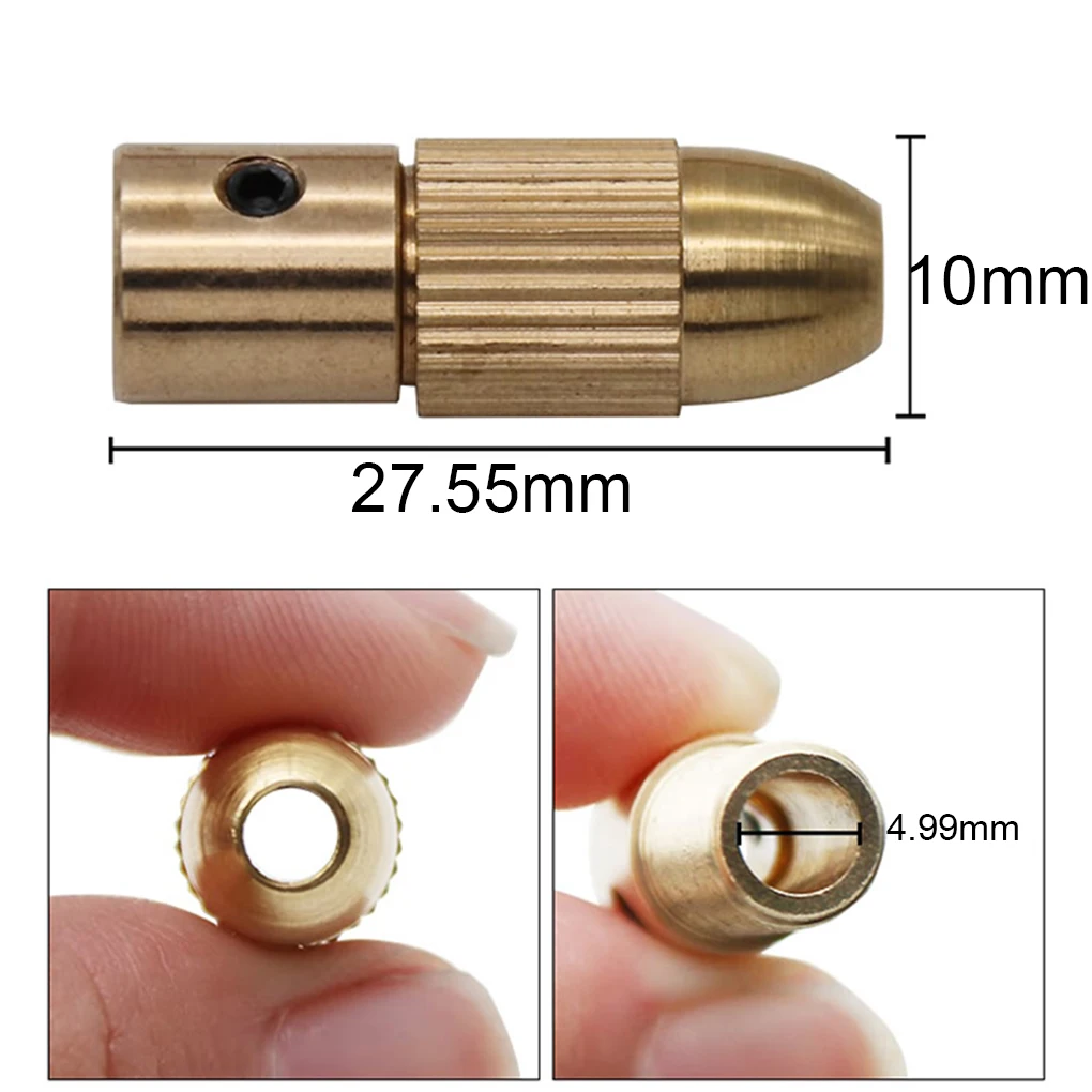 

Mini Drill Chuck Electric Motor Shaft Fixture 0.5-3.0mm Small To Drill Bit Collet Micro Drill Chuck Hex