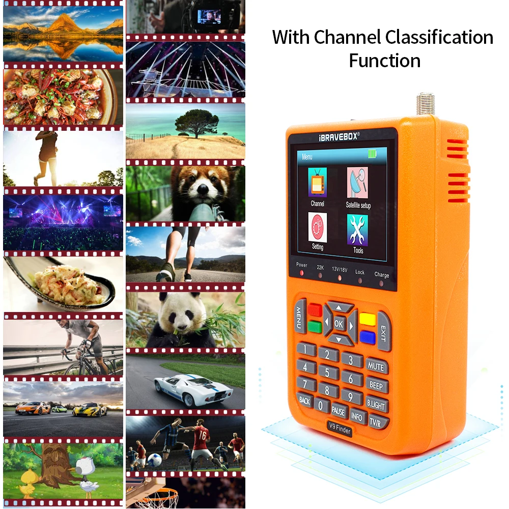 New LCD V9 Finder Digital Satellite Signal Meter 3.5 inch | Электроника