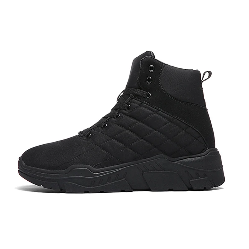 

Men Lace Up High Top Winter Warm Shoes Casual Breathable Ankle Boots for Outdoor J55