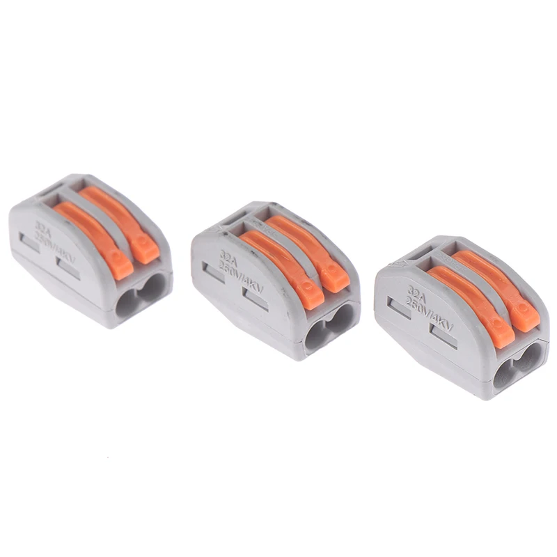 Универсальные клеммы блок плагин электрический провод разъем 2/3/4/5/8 способ многоразовые весна рычаг клеммный блок электрического кабеля
