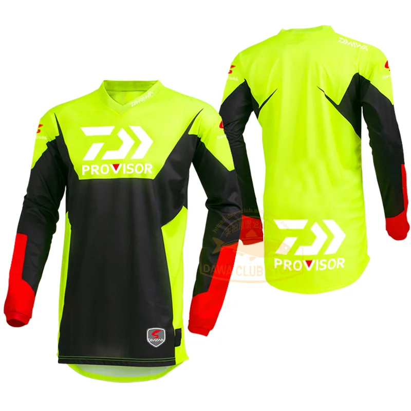 

New Style DAIWA CoolMax Fishing Clothing Long Sleeve Sunscreen Anti-uv Breathable Coat Fishing Shirt Pesca