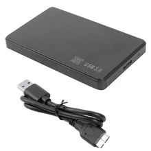 3 Pieces Sata to USB3.0 2.5 inch Hard Disk Case External Hard Disk Box with USB Cable HDD Enclosure USB3.0