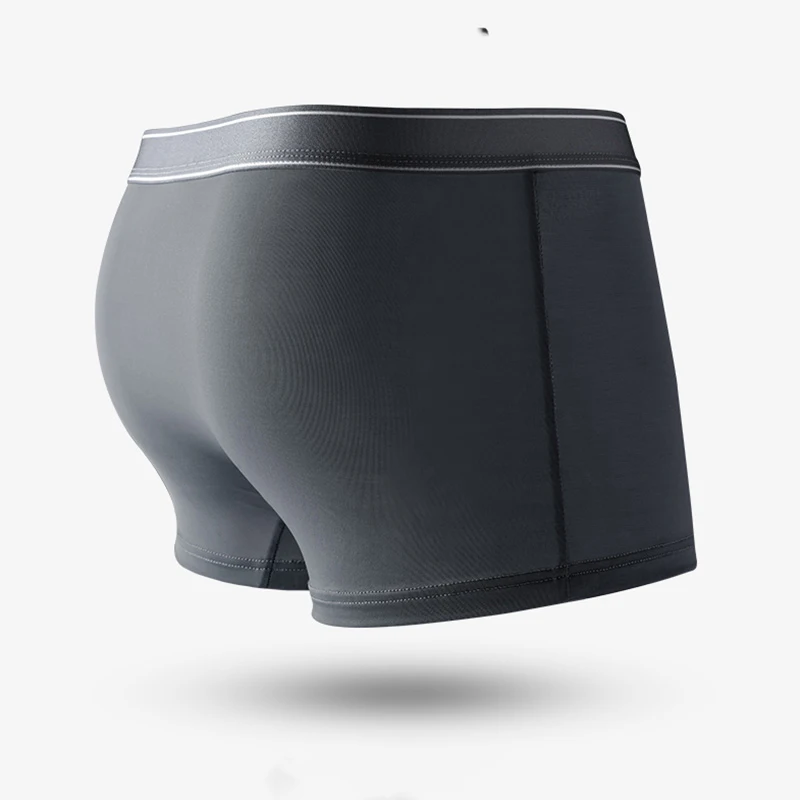 New Men's Ice Silk Underwear High Stretch Men Panties Breathable And Comfortable Boxer Briefs Man Underpants