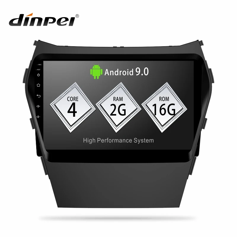 Android 9 0 автомобильный Радио Мультимедиа Видео плеер навигация gps для hyundai Santa Fe 3 Grand