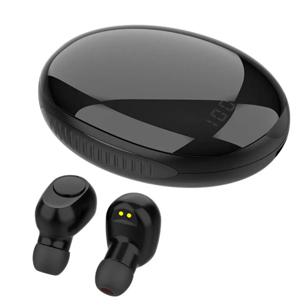 

TWS Bluetooth 5.0 Digital Display Earphone Headset Charging Box Sports Headphone