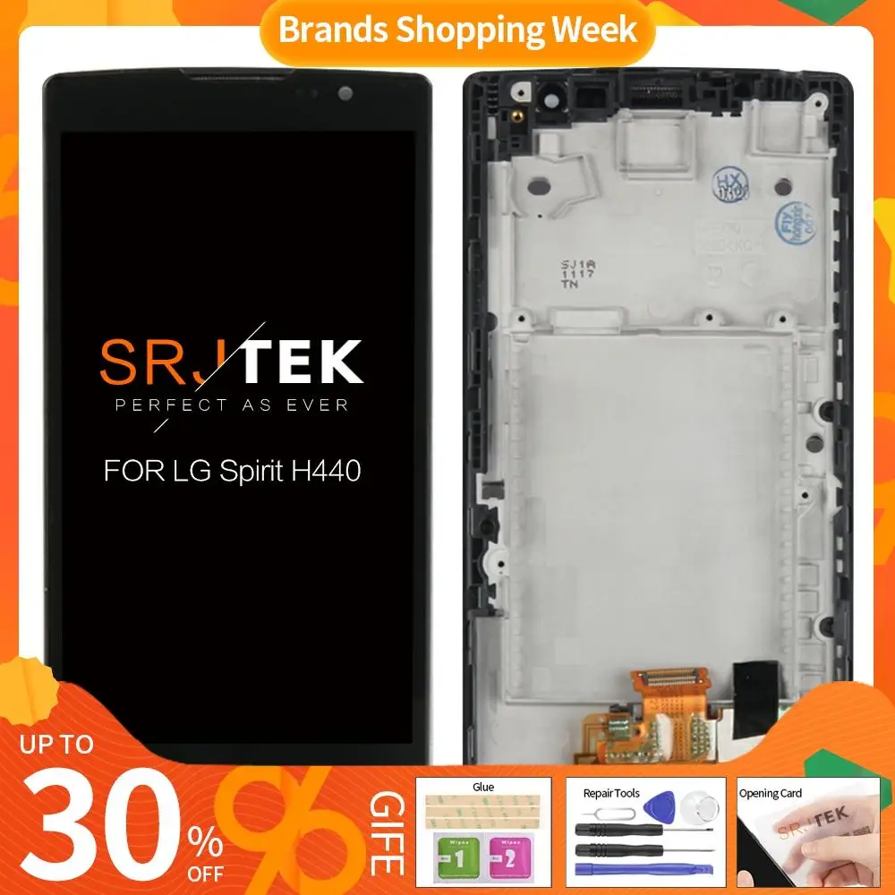Tested 4.7&quot 3G 4G LTE for LG Spirit Display H440 H442 LCD Touch Screen H422 H440N C70 Digitizer Replacement | Мобильные телефоны