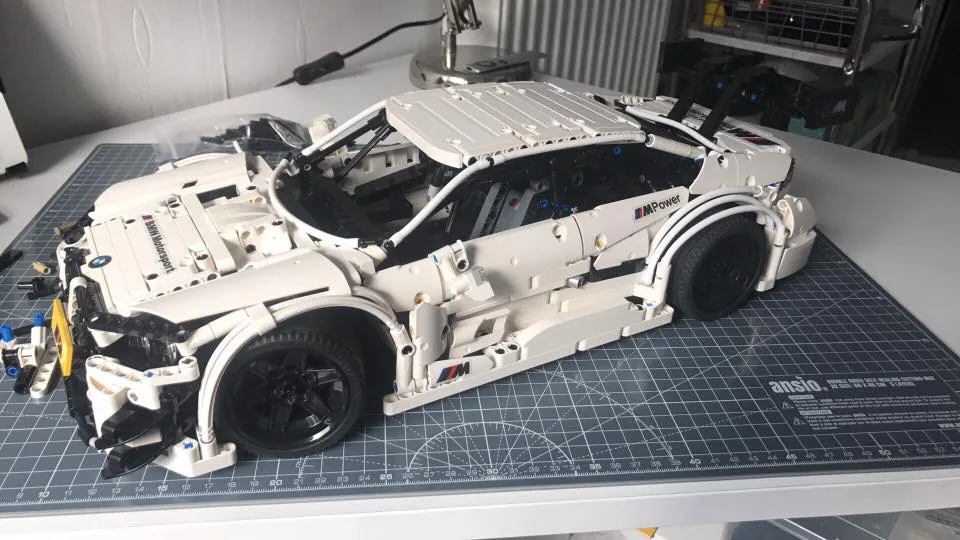 Новый Lepinins технологии строительный блок moc 39409 Супер спортивный автомобиль M4