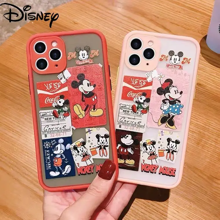 

Disney Mickey Mouse for IPhone 7/8P/X/XR/XS/XSMAX/11/12Pro/12mini Personality Cartoon All-inclusive Anti-fall Mobile Phone Case