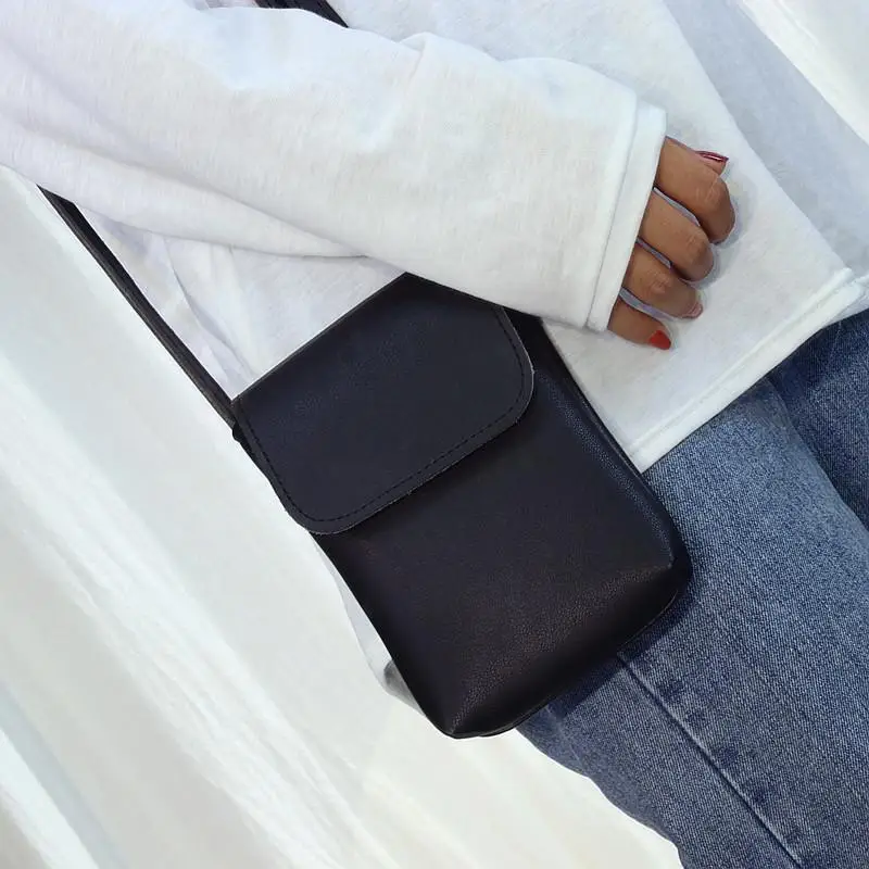 

Ladies bag retro messenger bag shoulder 6-inch mobile phone bag female bag new mini small bag coin purse mobile phone bag tide