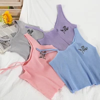 cheap wholesale 2021 spring summer new fashion casual lady beautiful nice women tops woman female ol tank tops halter top bvy558