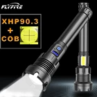 400000 LM COB XHP90.3 мощный светодиодный фонарик светодиодный фонарик USB аккумуляторная 18650 26650 фонарик XHP90 XHP70 XHP50 фонарь