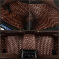 leather custom car floor mat for bmw 4 series f32 f33 f82 f83 f36 420i 428i 430i 435i 440i gran coupe carpet alfombra