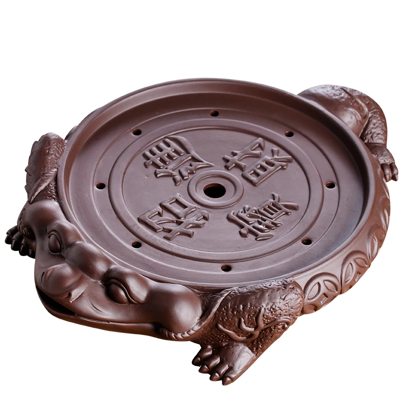 Китайский чайный поднос Yixing фиолетовый песок чайник морской Золотая жаба