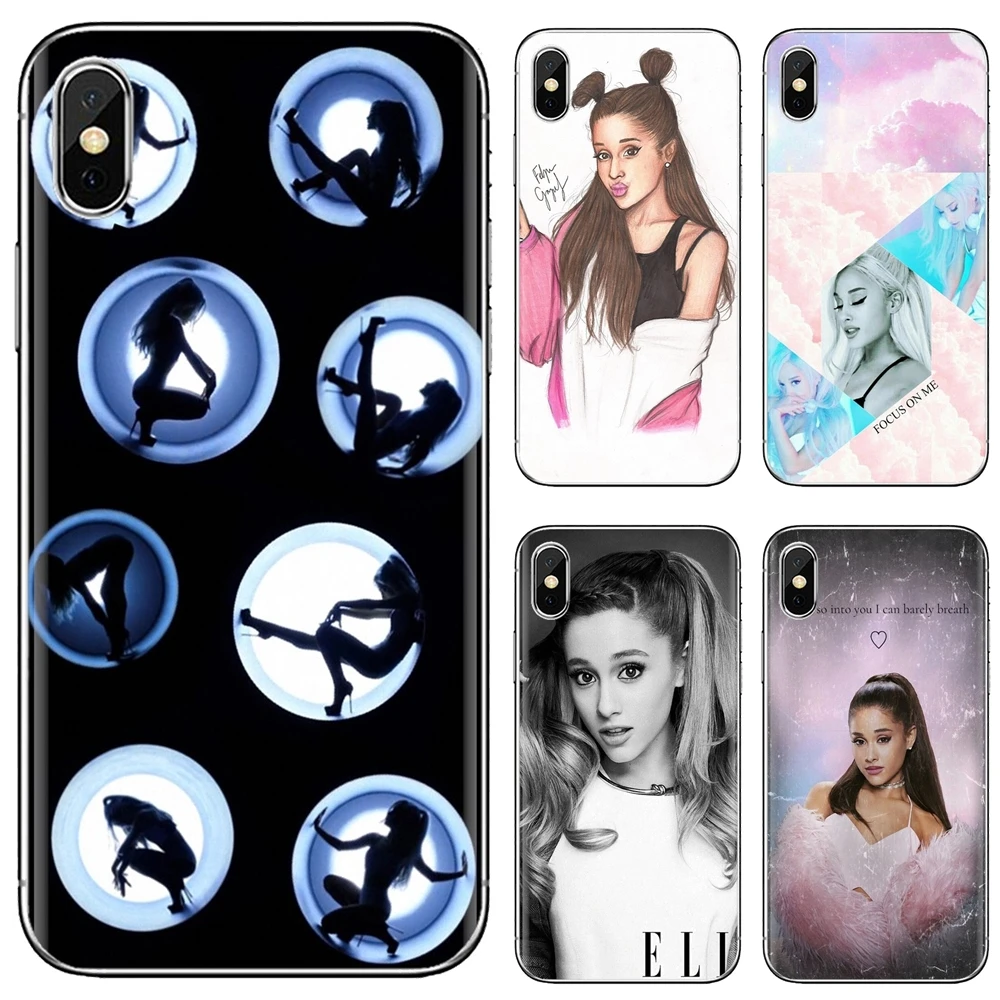 Мягкие чехлы из ТПУ для Huawei P30 P40 P20 P7 P8 P9 P10 Lite Plus Pro 2015 2016 2017 Mini singer-Ariana-C-Grande-pop |