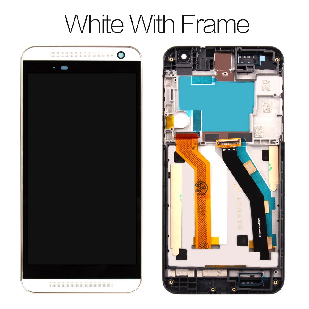 5," для htc One E9 Plus ЖК-сенсорный экран с рамкой для htc One E9 Plus дисплей дигитайзер сборка запасные части - Цвет: White with Frame
