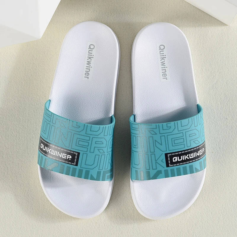

Men Slippers Summer Soft Footwear Fashion Male Water Shoes Slides Outdoor Rubber Flat Men Sandals Beach Shoe