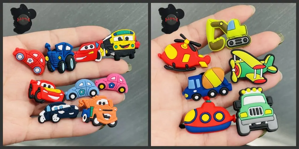 15 шт. ПВХ ЦВЕТАСТАЯ с рисунком из мультфильма Тачки магнитный стикер для