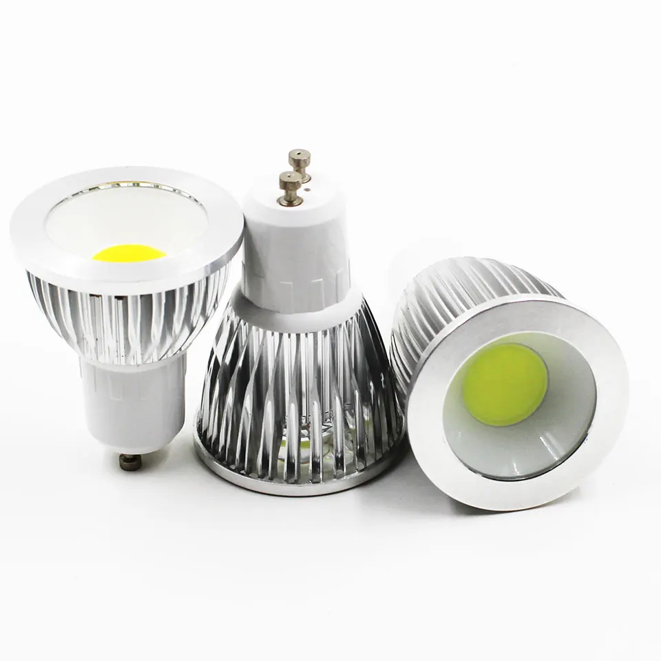 GD 3W 5W 7W Dimmable  Gu10 Spotlight AC220V E27 LED Spot Light Bulb MR16 12V LED Spot LED For Home Decor