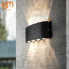 Светодиодная настенная алюминиевая уличная лампа, водонепроницаемый Светильник направленного света для дома, лестницы, спальни, прикроватного коридора, ing ZBW0010, IP65