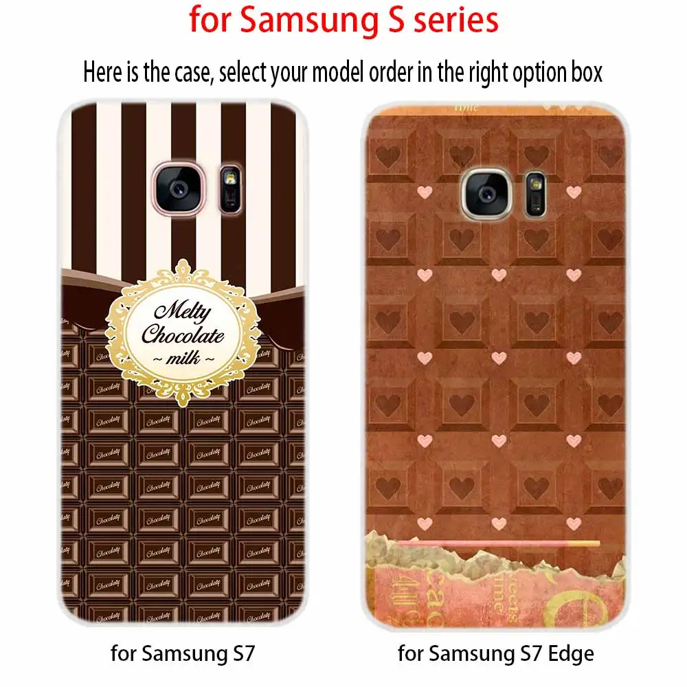 Phone Case For Samsung Galaxy S20 S21 S8 S9 S10 S11 Plus Cover S10E Lite Ultra S7 Edge 5G Chocolate Willy Uitra | Мобильные телефоны