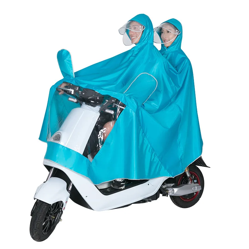 

Outdoor Bicycle Raincoat Battery Car One Piece Raincoat Motorcycle Raincoat Oxford Cloth Custom Poncho Electric Car