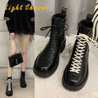 locomotive boots womens 2021spring plus velvet autumn and winter boots ladies short boots warm and ski boots fashion punk boots