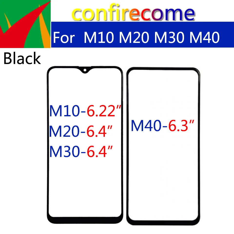 10 шт./партия для Samsung Galaxy M10 M20 M30 M40 M105 M205 M305 M405 сенсорный экран передняя стеклянная