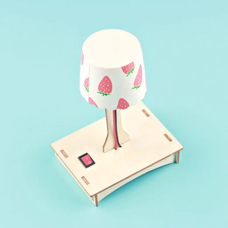 

Diy Paper Cup Small Table Lamp Toy Children's Puzzle Assembly Manual DIY Material Bag Christmas Gift Diy Wood Crafts