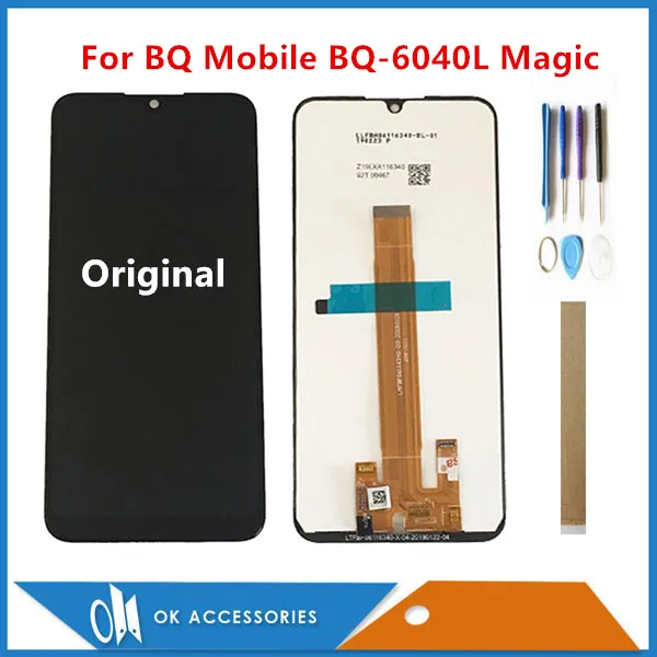 Оригинальный ЖК дисплей для BQ Mobile 6040L Magic BQ6040L Wiko View 3 Lite сенсорный экран в сборе