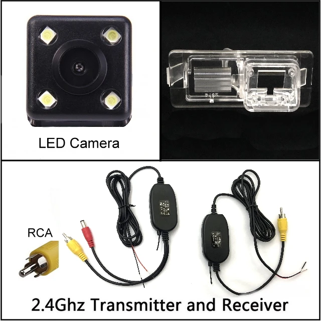 wireless n 4 LED Для Renault Symbol II 2/Thalia 2008~ камера заднего вида ночного видения камера заднего вида Автомобильная камера заднего вида HD CCD автомобиль - Название цвета: wireless n 4 LED