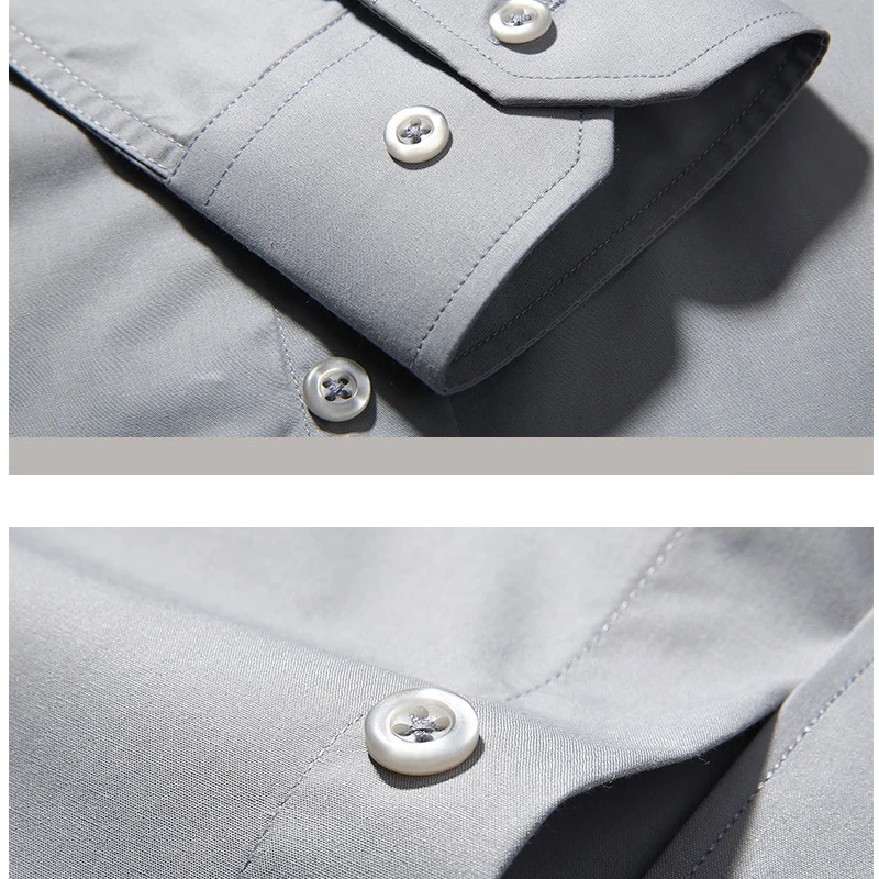 Рубашка мужская с длинным рукавом деловой повседневный хлопок удобная