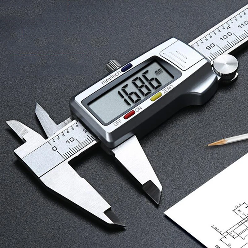 

NEW2022 6-Inch 150mm digital calipers Stainless Steel Electronic Digital Vernier Caliper Metal Micrometer Measuring tool CALIPER